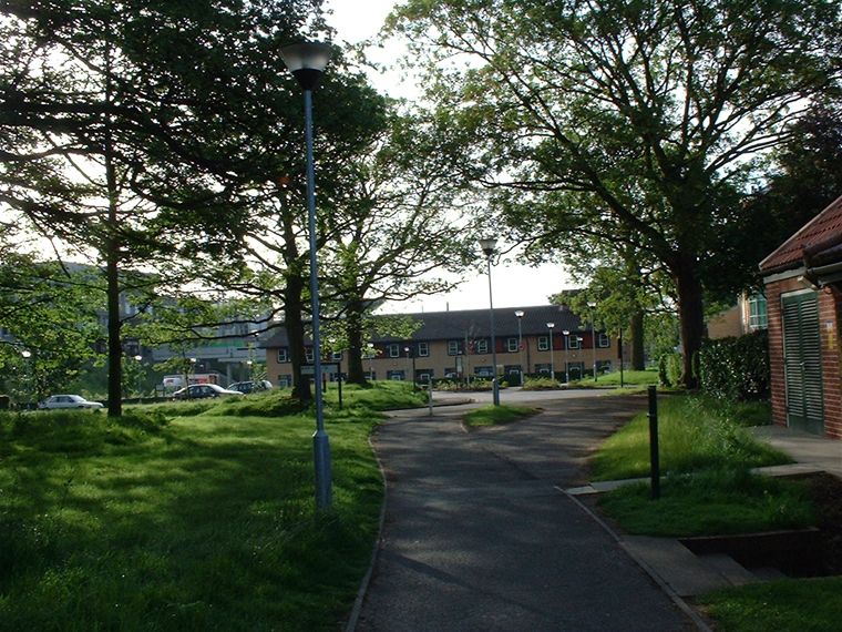 road heading towards vanbrugh college