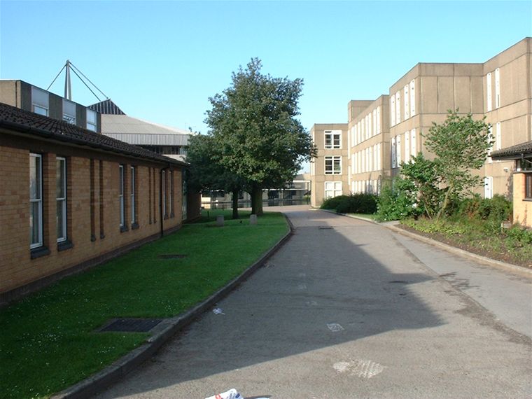 looking down towards central hall and the lake