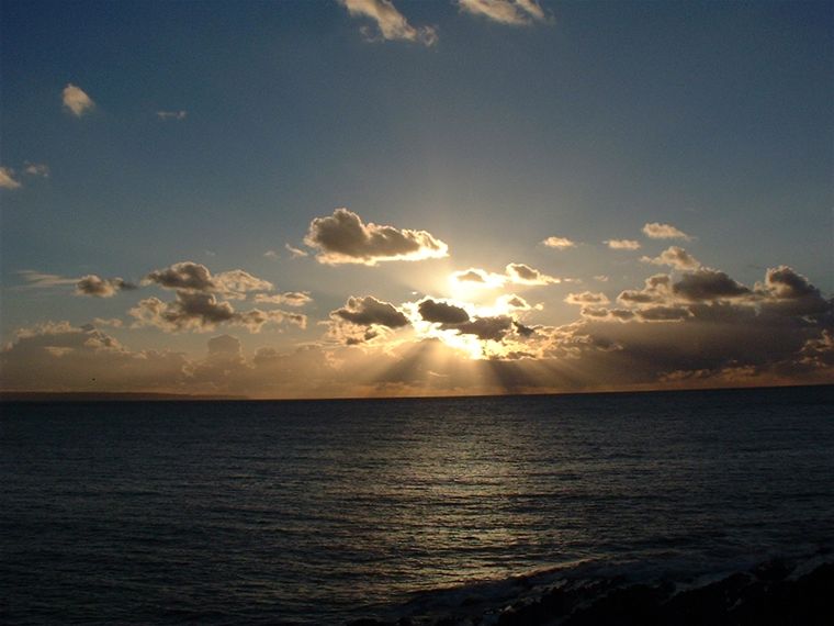 Sunset over the Atlantic