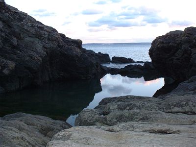 Rocks and a nice pool