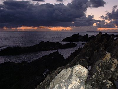 Rocks etc in the failing light