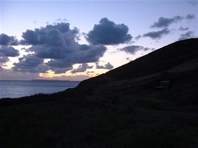The path up to Baggy Point
