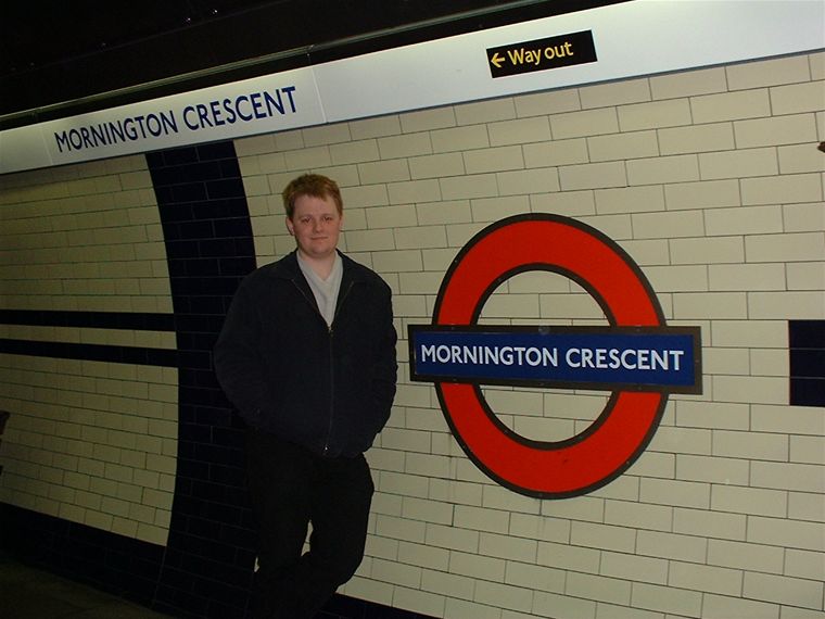 Inside Mornington Crescent (don't tell them we were taking photos!)