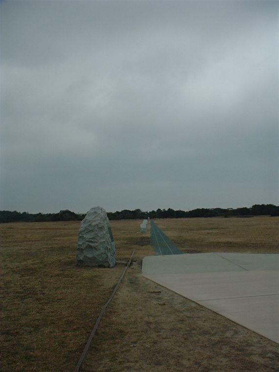 Different angle of take off & landing points