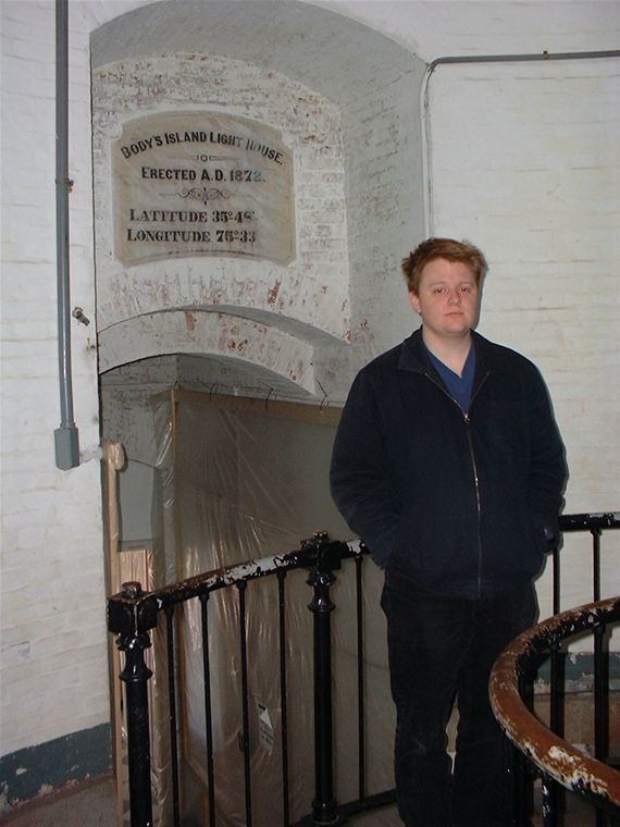 Inside Bodie Island Light House