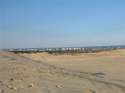 The dune from where we launched