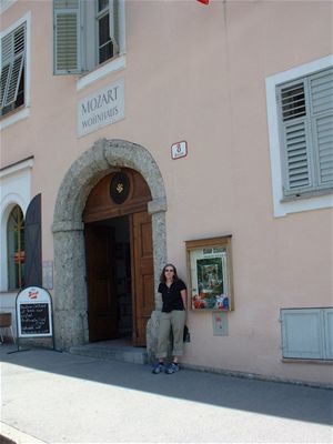 Outside Mozart's House