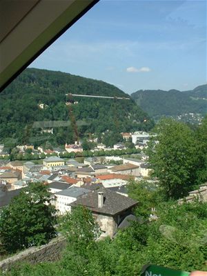 Views out of the Fenicular Railway up to the fort