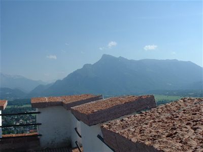 Views out to the mountains from the top of the fort