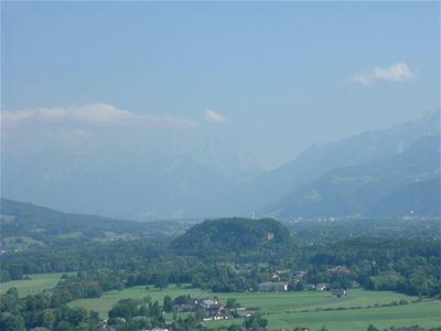 Views out to the mountains from the top of the fort