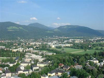 View out towards the University