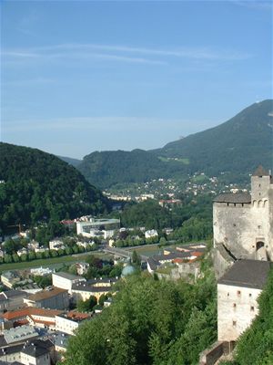 Views towards the old city side of the fort