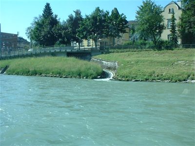 Views of the city from the Stiegl Boat