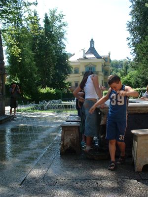 People getting wet