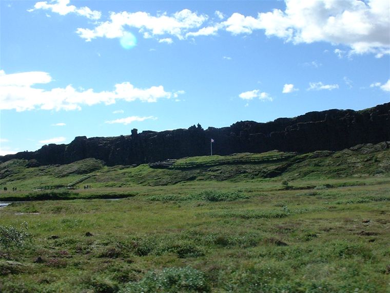Site of the speech-making rock - the L�gberg