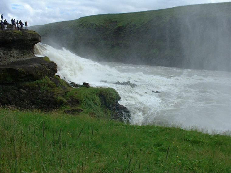 The top half of Gulfoss