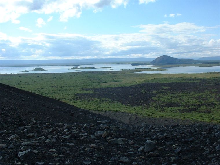 View over M�vatn from Hverfj�ll