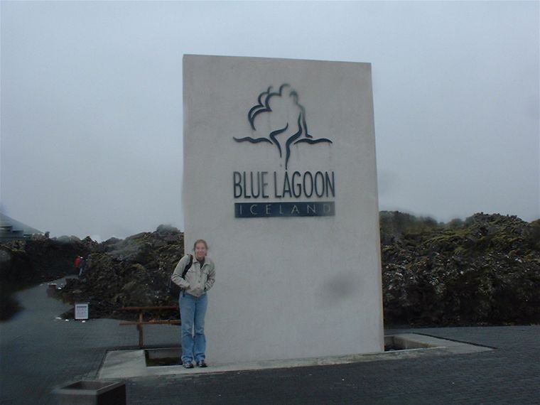 Outside the Blue Lagoon - in the rain