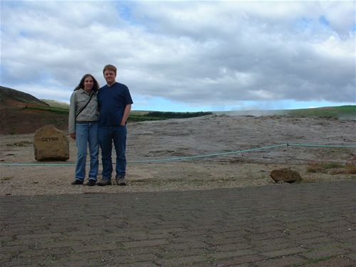 Standing next to Geysir