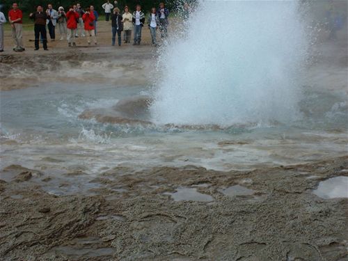 Strokkur erupting again - 4