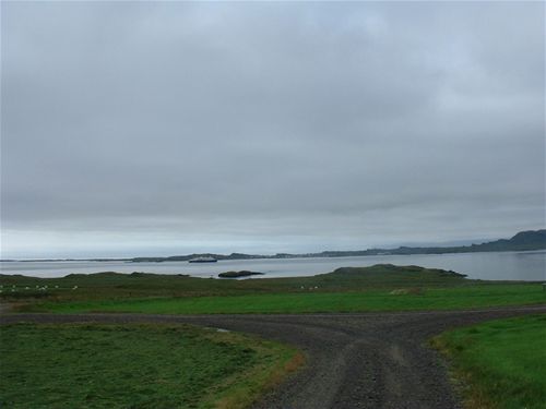 View out of the front of Berunes Hostel