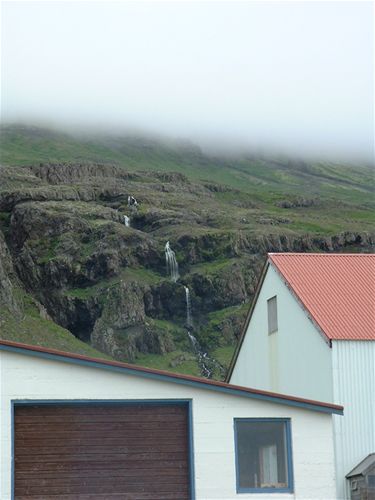 View out of the back of Berunes Hostel