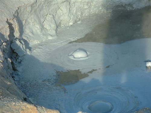 Proper bubbling mud