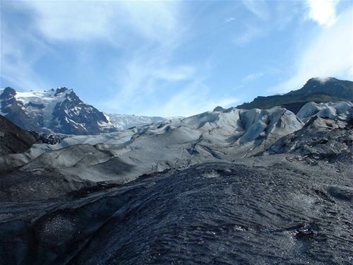Walking up the glacier - 1