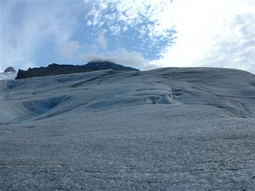 Walking up the glacier - 2