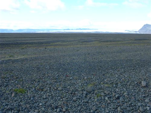 Pebbles ... lots of pebbles.