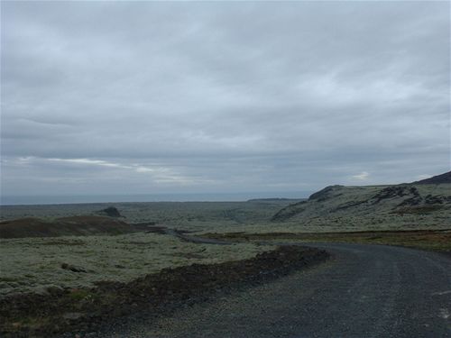 Interesting landscapes on the way to Grindavik - alienesque landscape