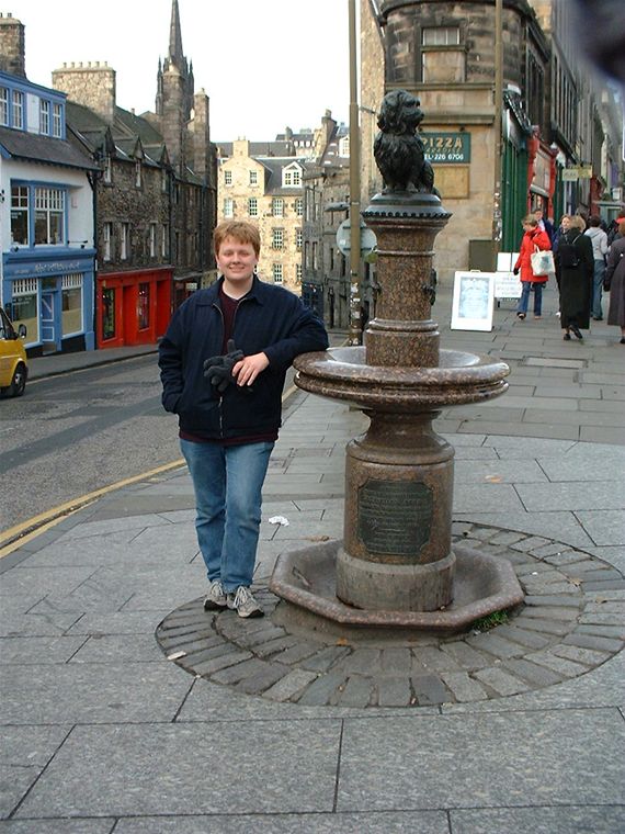 Mark with Greyfriars Bobby