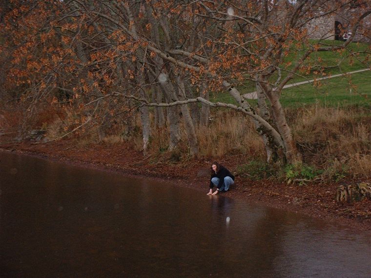 Playing in the edge of Loch Ness