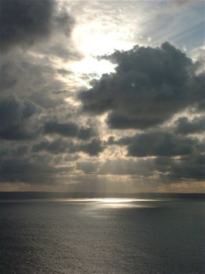 And God spake unto us from yonder the troubled waters blue.