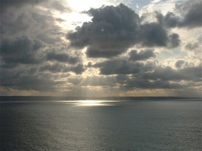 And God spake unto us from yonder the troubled waters blue.