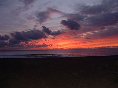 Sunset over Croyde Bay