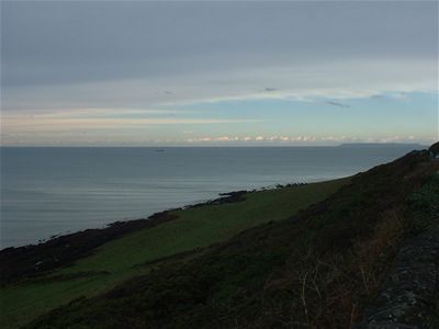 On the Coast Road from Saunton, looking out to sea.