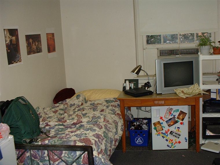 Audrey's room in Cobb at UNC