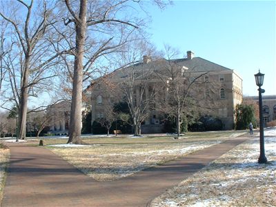 Various shots of UNC in the snow