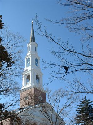 Various shots of UNC in the snow
