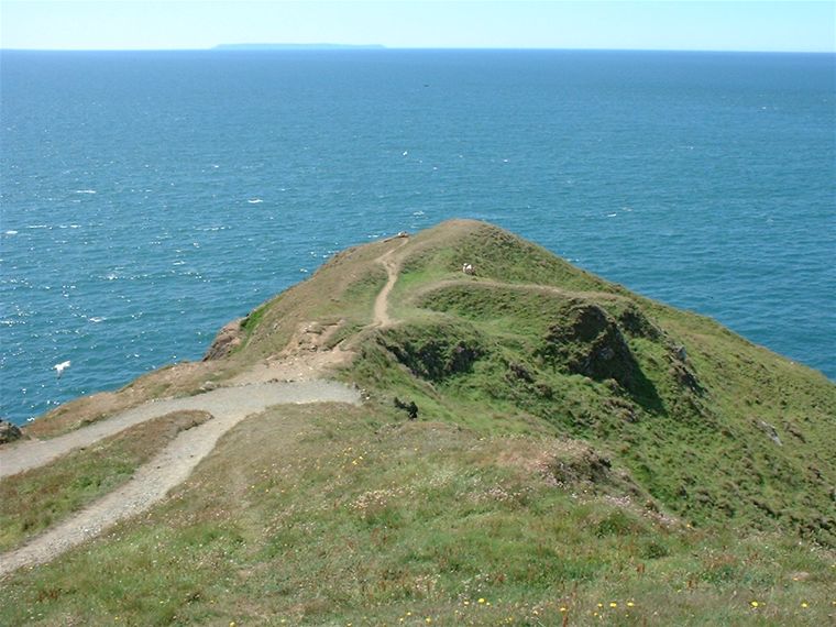 View out to the tip of Baggy Point