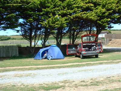 Our camping pitch