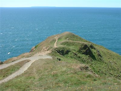 View out to the tip of Baggy Point