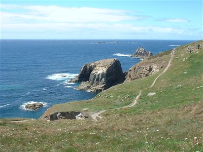 Views of the cliffs around Land's End, Cornwall