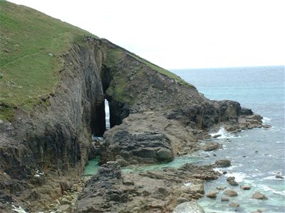 Interesting slice missing out of the cliff