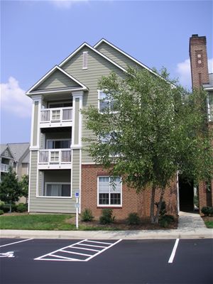 Back at Audrey's apartment complex