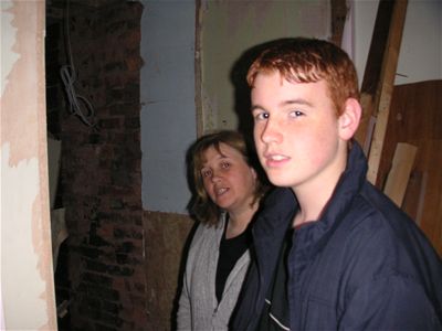 Mom & Adam in the house