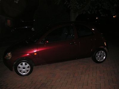 The shiny red Ka....