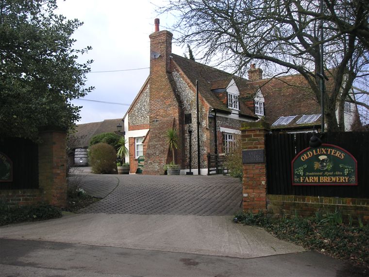 Old Luxters, a fabulous farm brewery where we acquired some beautiful beer