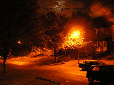Interestingly bright moon